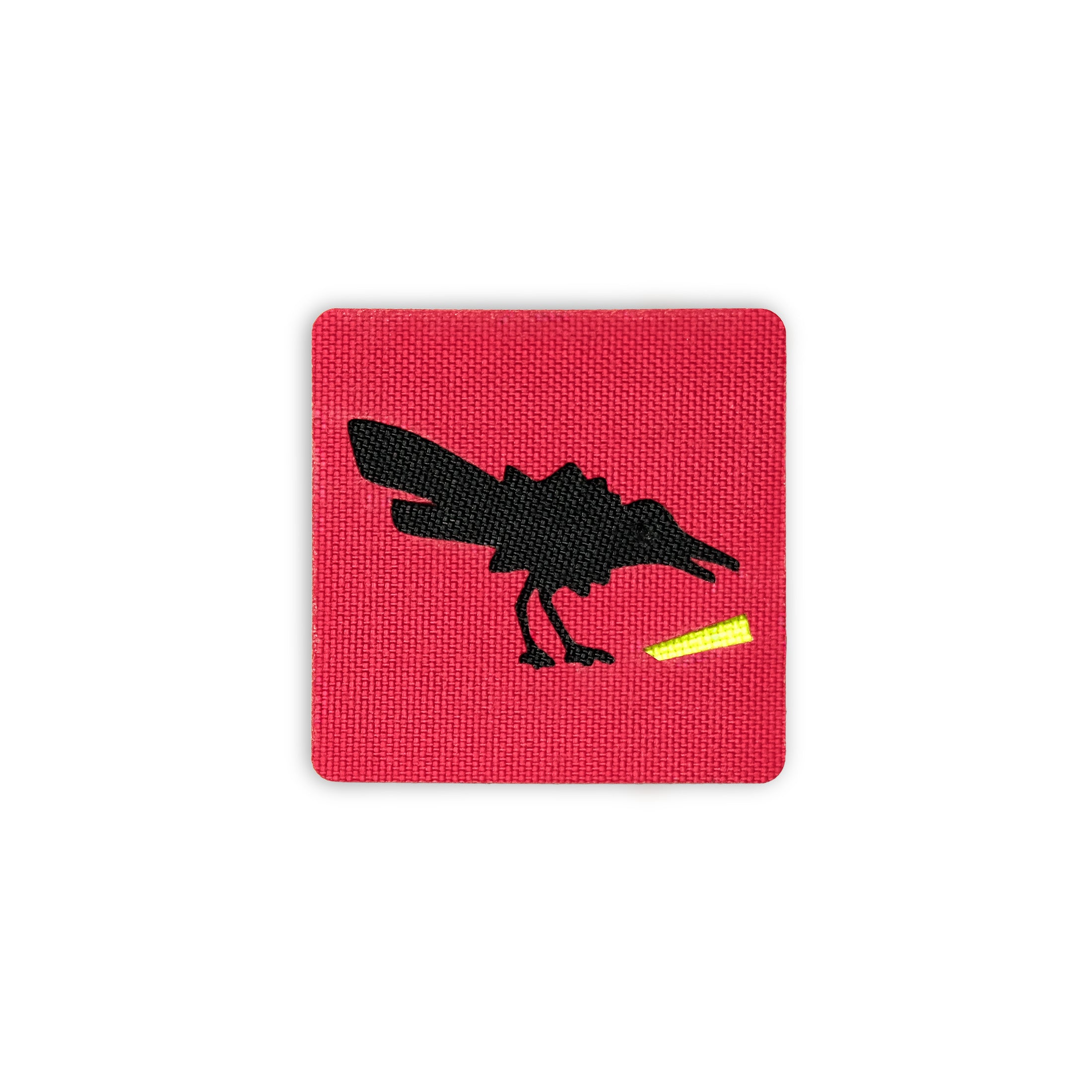 Crow & French Fry Tactical Patch 2X2 Cordura Morale Patch