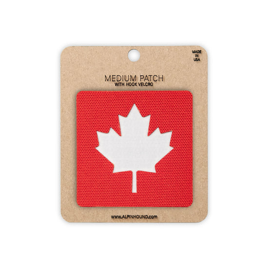 Canadian Maple Leaf Tactical Patch 2X2 Cordura Morale Patch by Alpinhound Supply