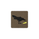 Crow & French Fry Tactical Patch 2X2 Cordura Morale Patch