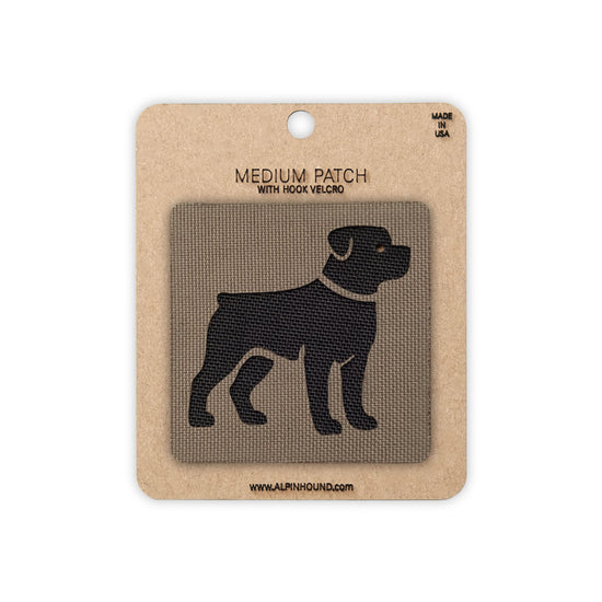 Rottweiler Tactical Patch 2X2