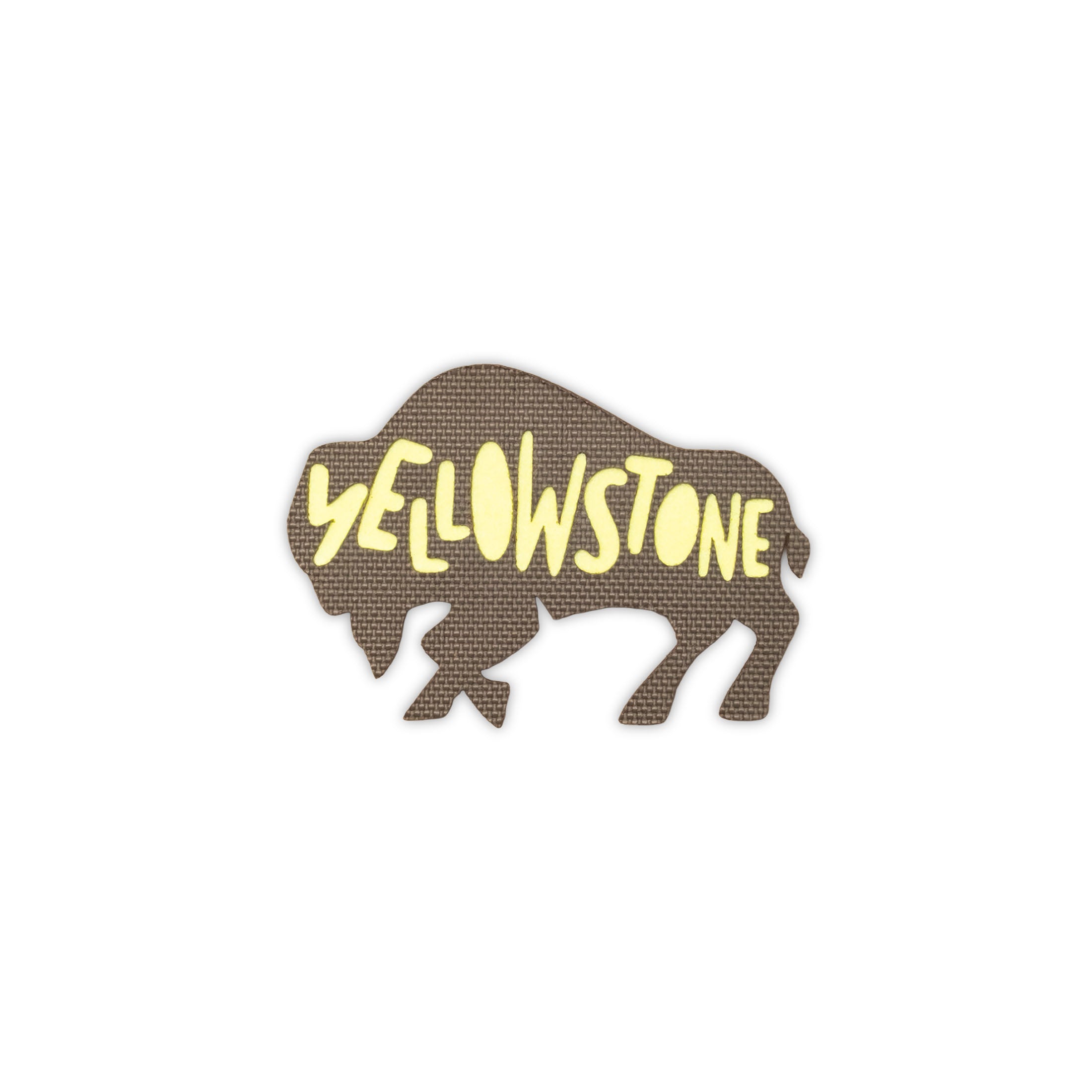 Yellowstone Buffalo Tactical Patch 2X2 Cordura Morale Patch by Alpinhound Supply