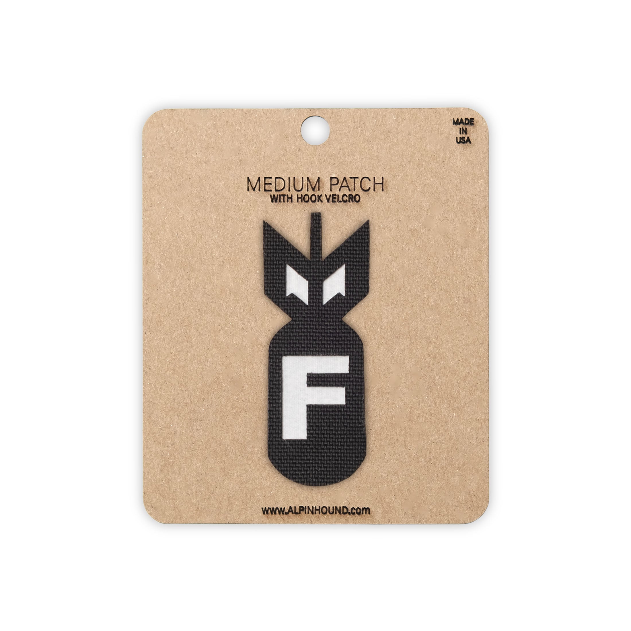 F Bomb Tactical Patch Cordura Morale Patch by Alpinhound Supply