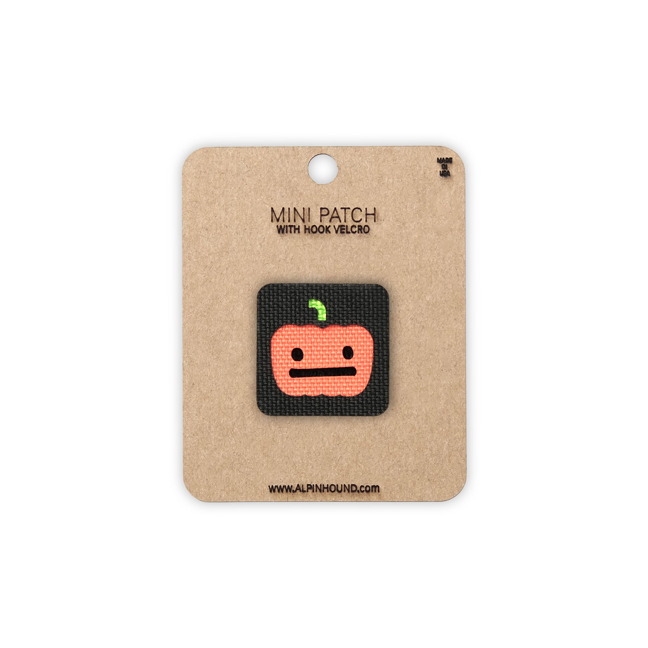 Jack O Lantern Tactical Patch 1X1 Cordura Morale Patch by Alpinhound Supply