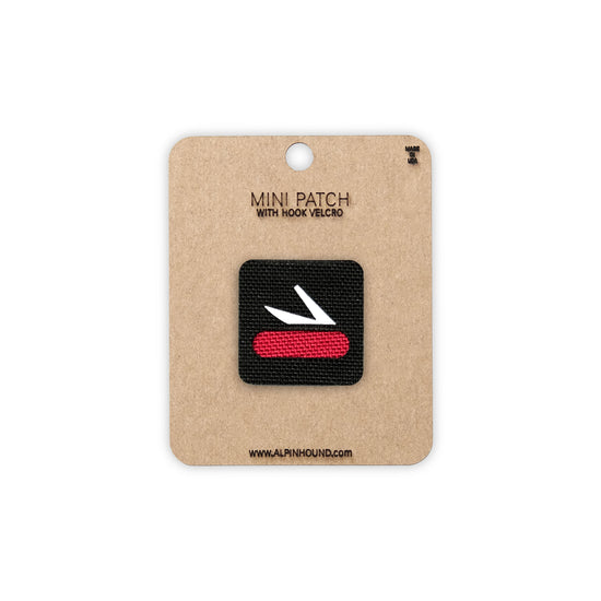 Patch tactique couteau suisse 2x2 Cordura Morale Patch par Alpinhound Supply