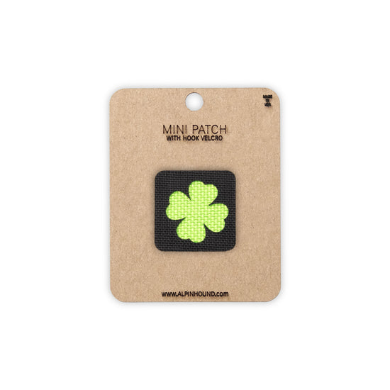 Lucky Shamrock Tactical Patch 1X1 Cordura Morale Patch by Alpinhound Supply