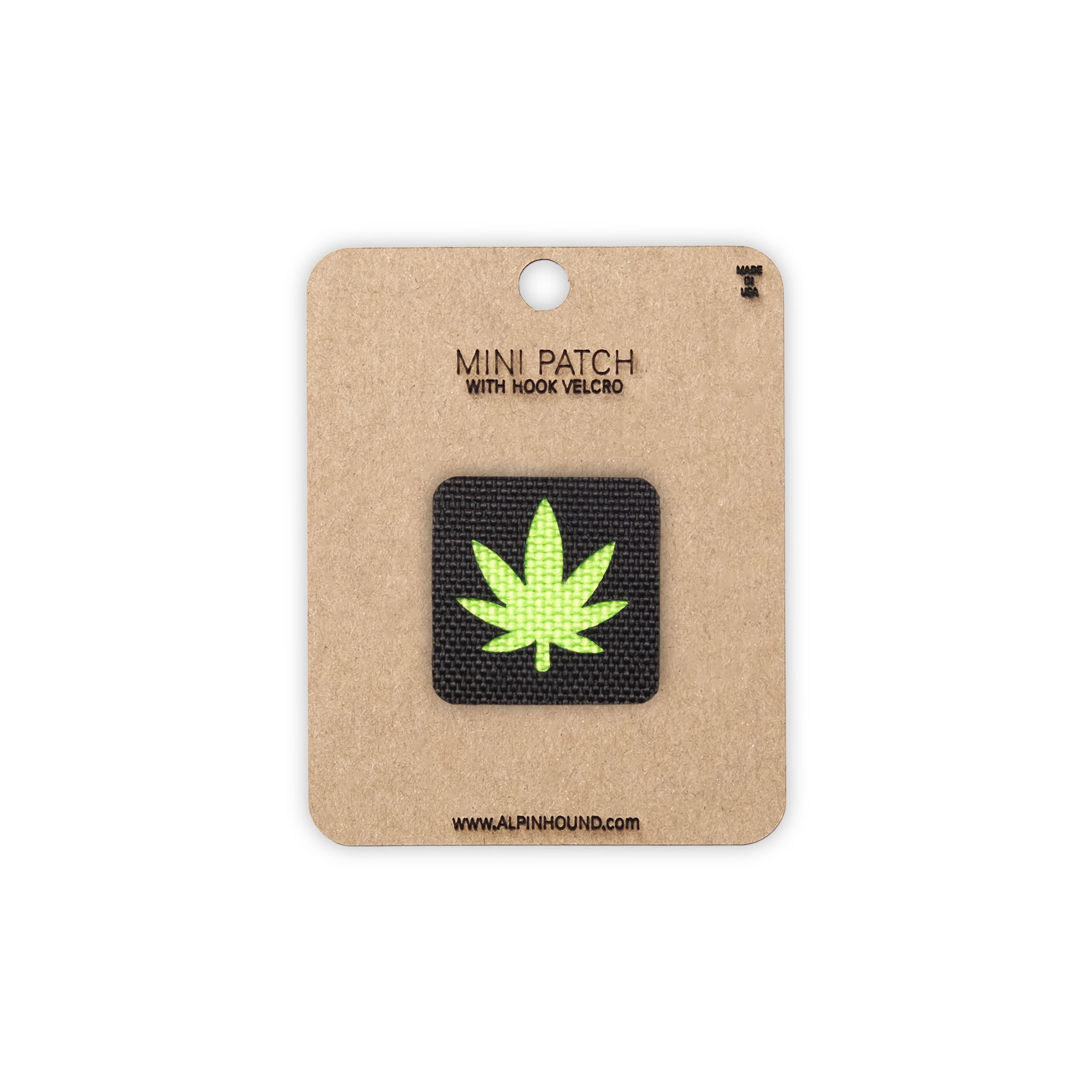 Marijuana Leaf Tactical Patch 1X1