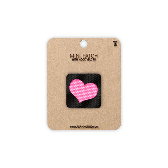 Valentine Heart Tactical Patch 1X1 Cordura Morale Patch by Alpinhound Supply