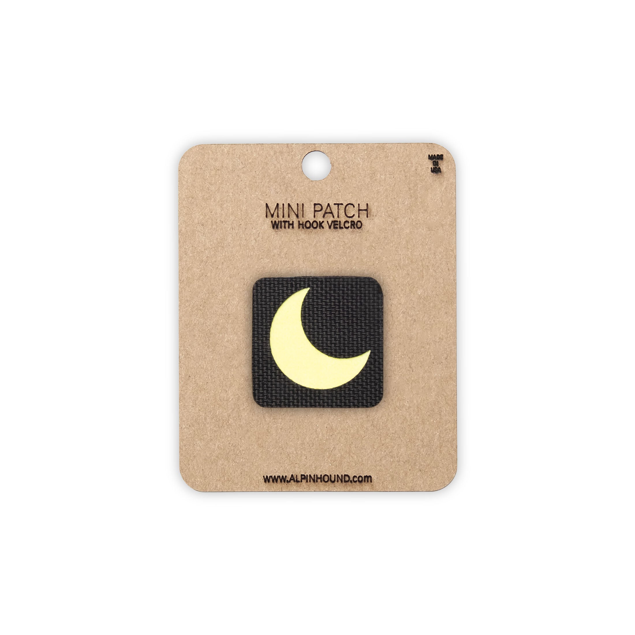Moon Tactical Patch 1X1 Cordura Morale Patch by Alpinhound Supply