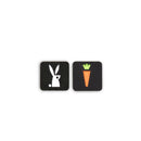 Rabbit & Carrot Tactical Patch Set 1X1 Cordura Morale Patch by Alpinhound Supply