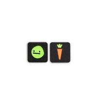 Lil’ Pea & Carrot Tactical Patch Set 1X1 Cordura Morale Patch by Alpinhound Supply