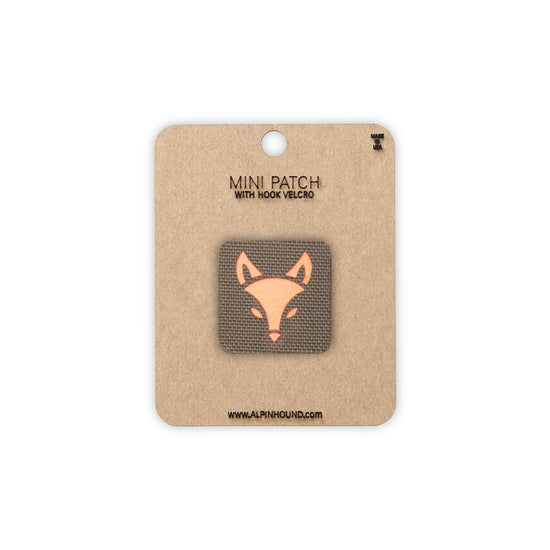 Fox Face Tactical Patch 1X1 Cordura Morale Patch by Alpinhound Supply