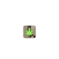 Marijuana Leaf Tactical Patch 1X1