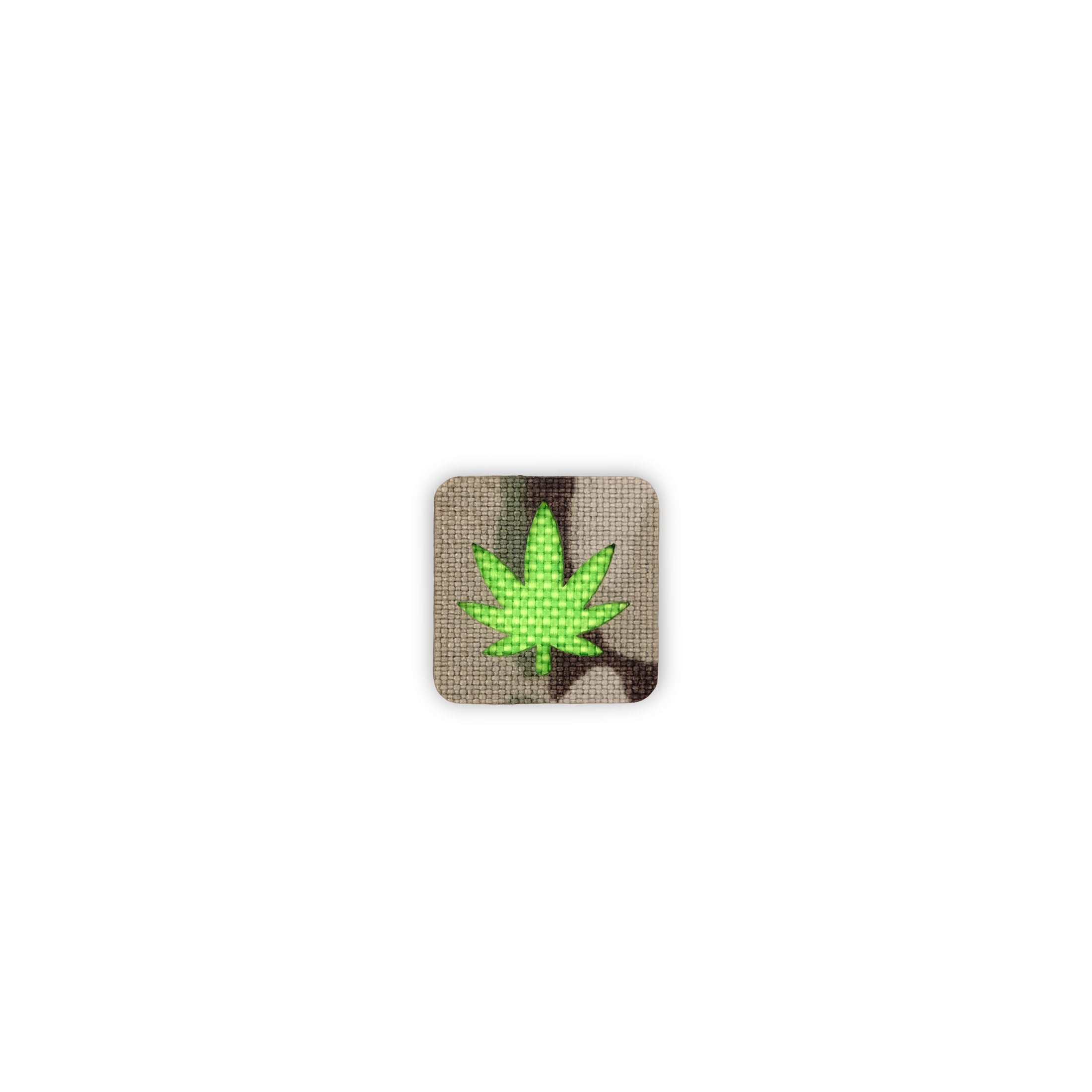 Marijuana Leaf Tactical Patch 1X1