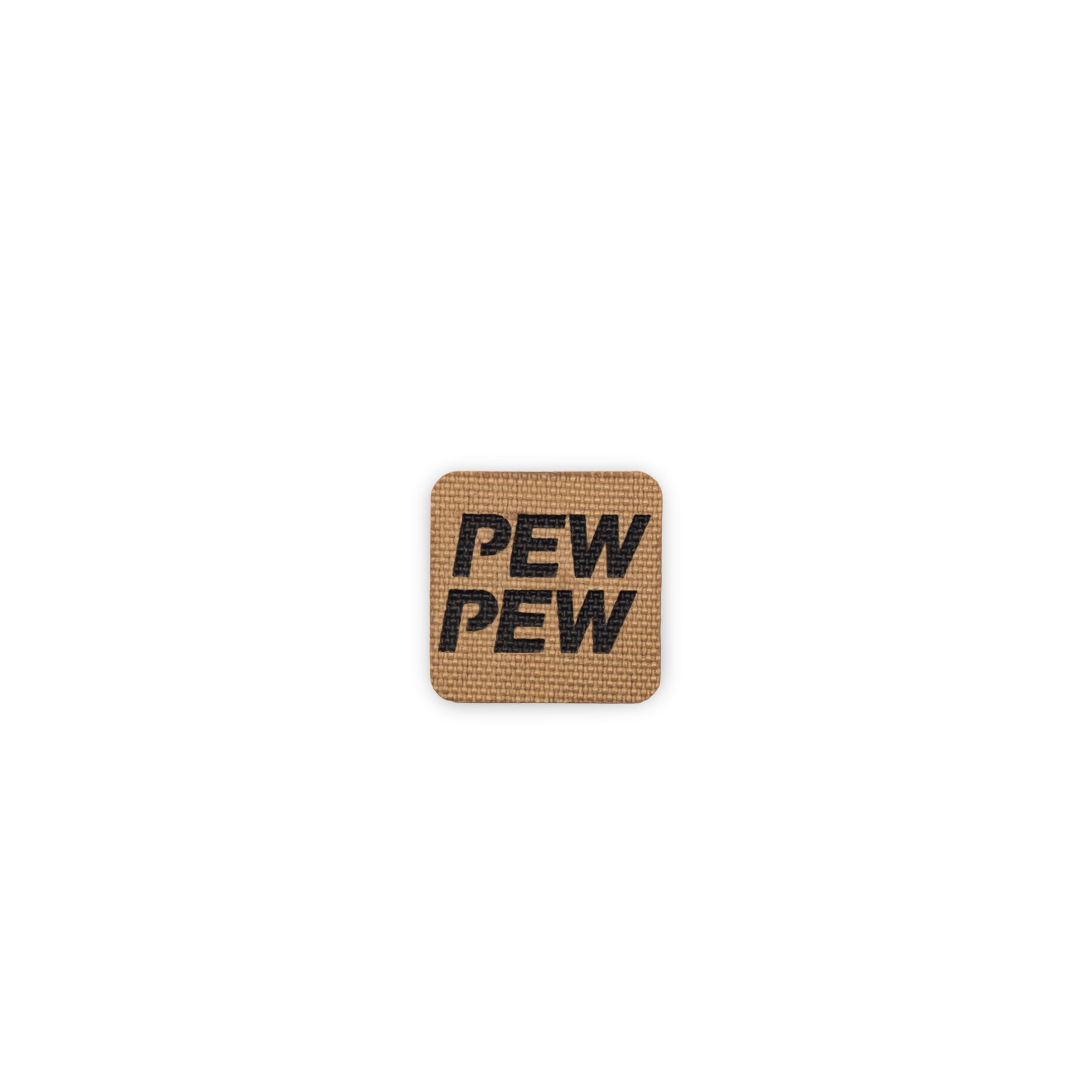 PEW PEW Tactical Patch 1X1 Cordura Morale Patch by Alpinhound Supply