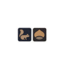 Squirrel and Chestnut Tactical Patch Set 1X1 Cordura Morale Patch by Alpinhound Supply