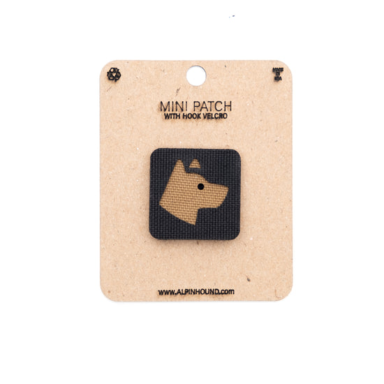 German Shepherd Head Tactical Patch 1X1