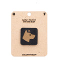 German Shepherd Head Tactical Patch 1X1
