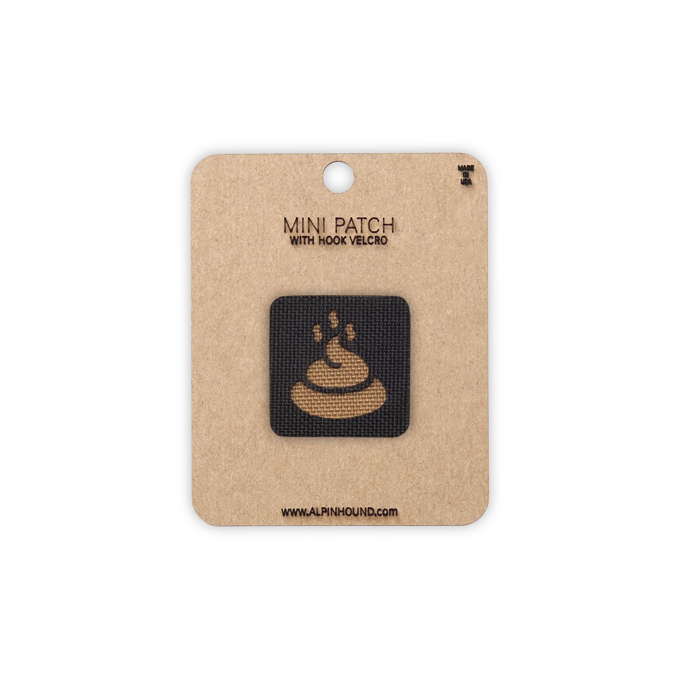 Poop Tactical Patch 1X1 Cordura Morale Patch by Alpinhound Supply