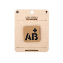 Blood Type Tactical Patch 1X1
