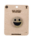 Smiley Face Tactical Patch Round 1X1