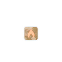 Flame Tactical Patch 1X1 Cordura Morale Patch by Alpinhound Supply