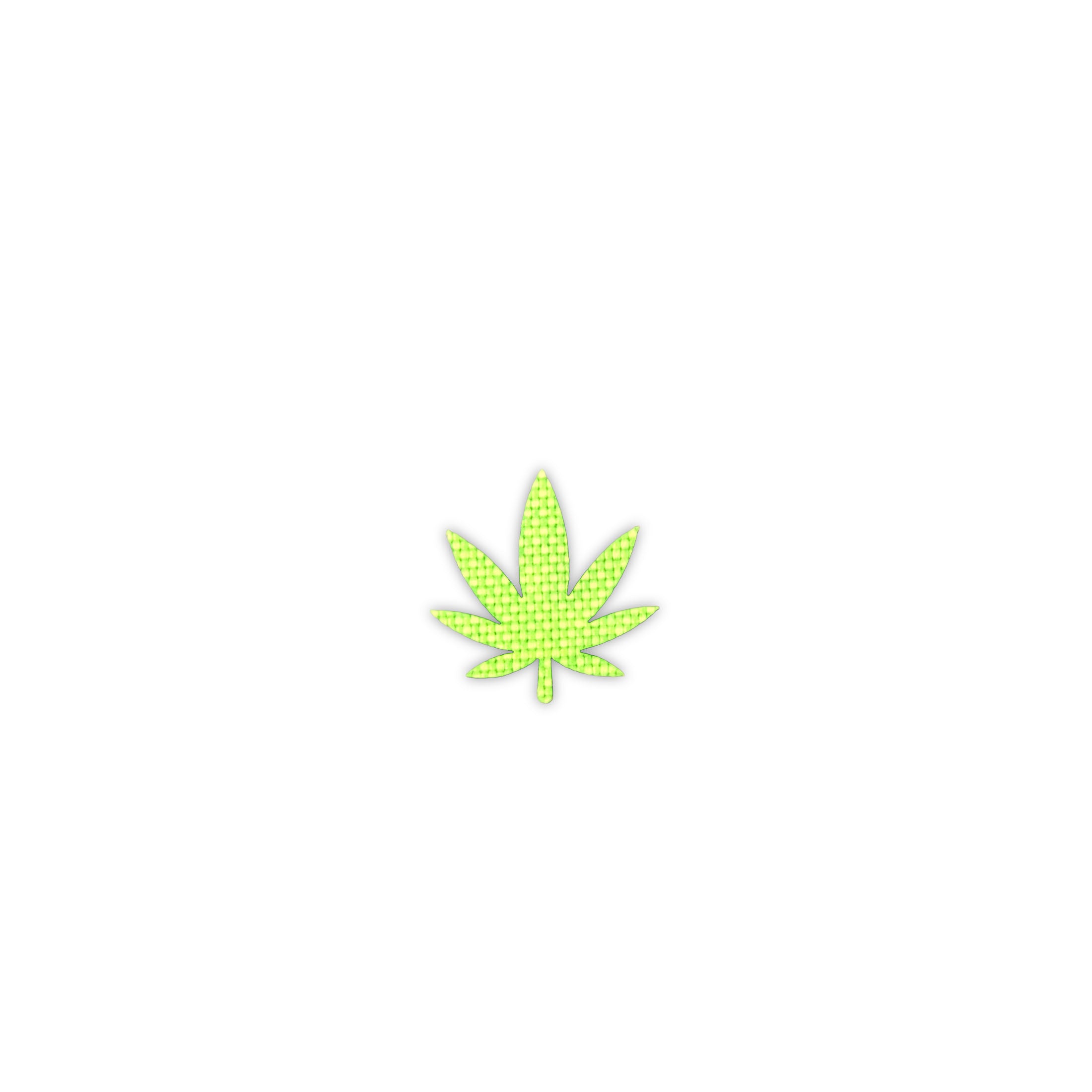 Marijuana Leaf Tactical Patch 1X1 Cordura Morale Patch by Alpinhound Supply