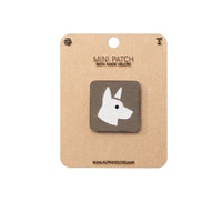 Belgian Malinois Head Tactical Patch 1X1