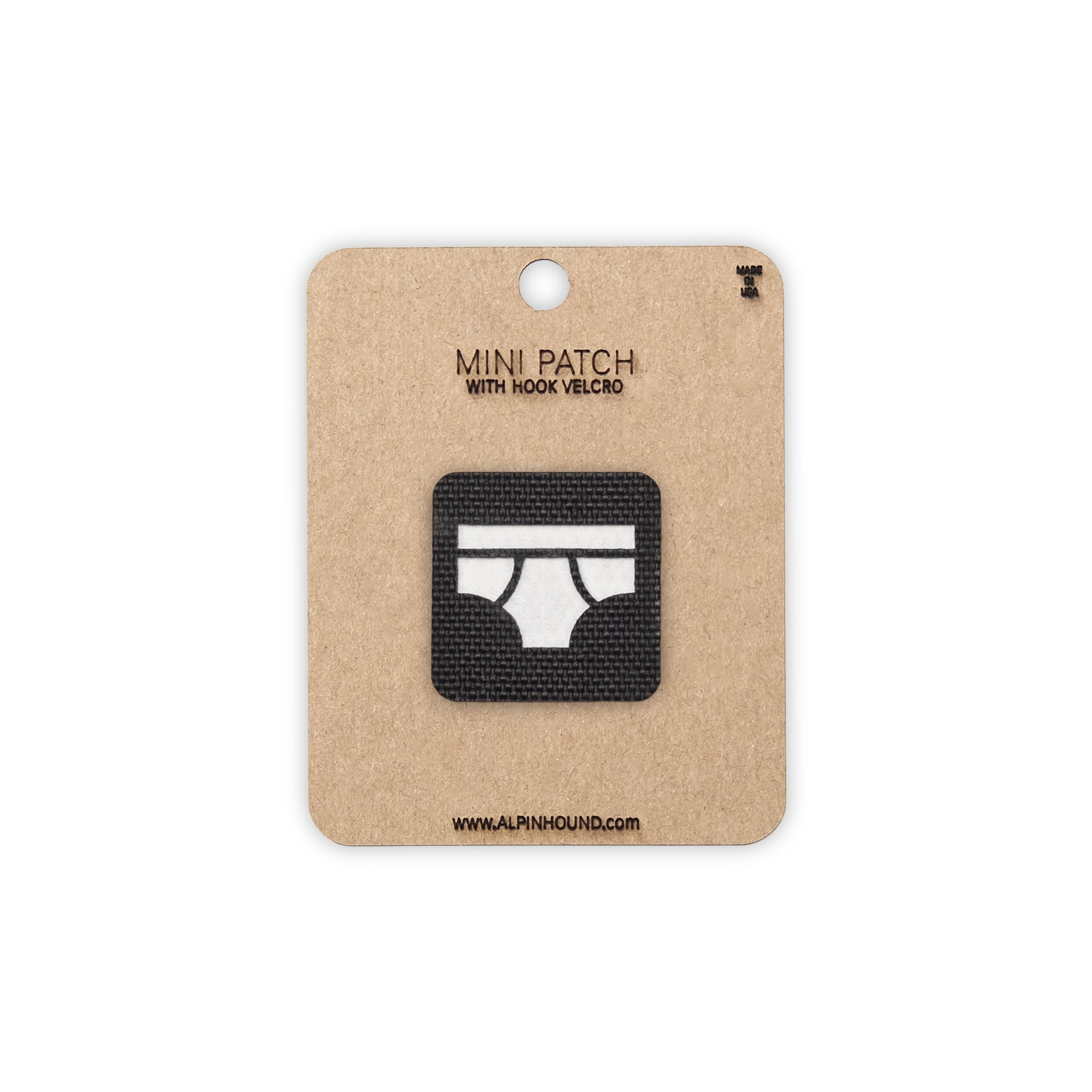 Underwear Tactical Patch 1X1 Cordura Morale Patch by Alpinhound Supply