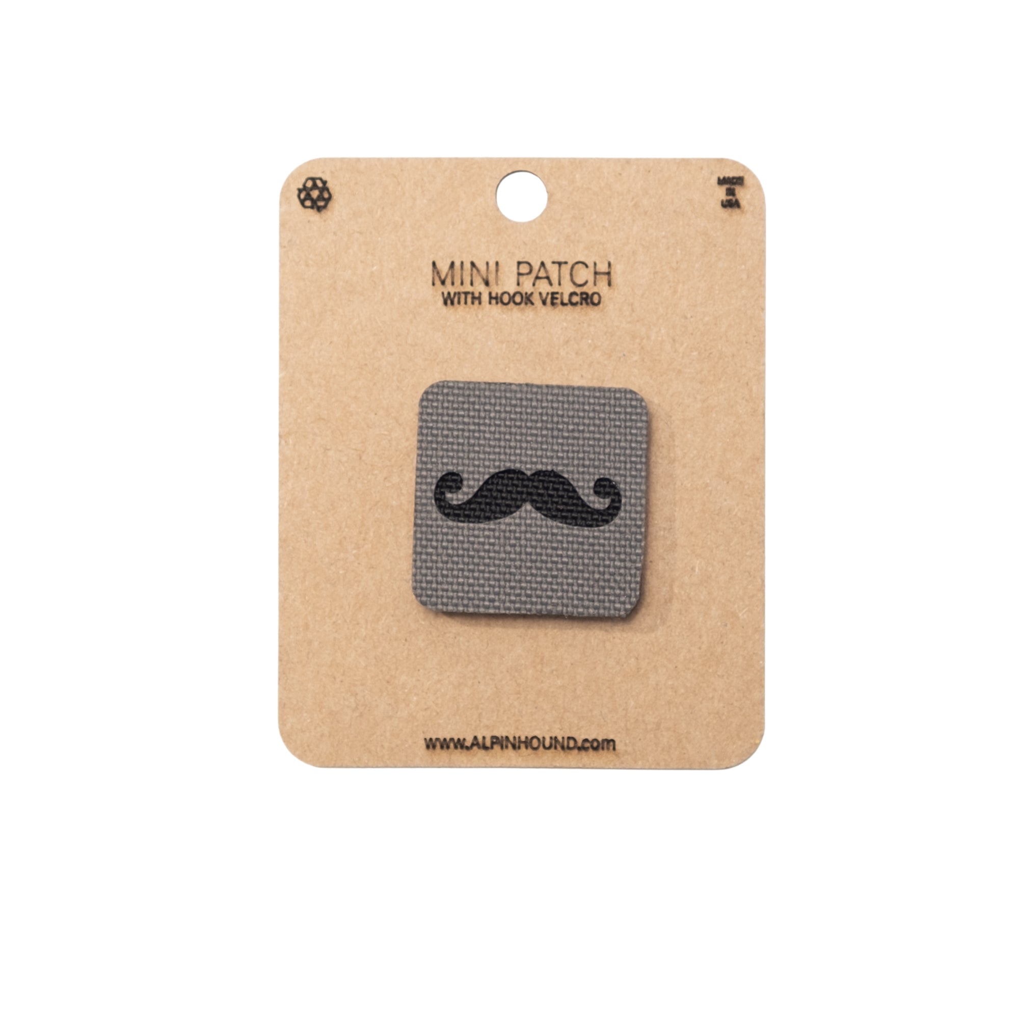 Moustache Tactical Patch 1X1