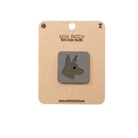 Belgian Malinois Head Tactical Patch 1X1