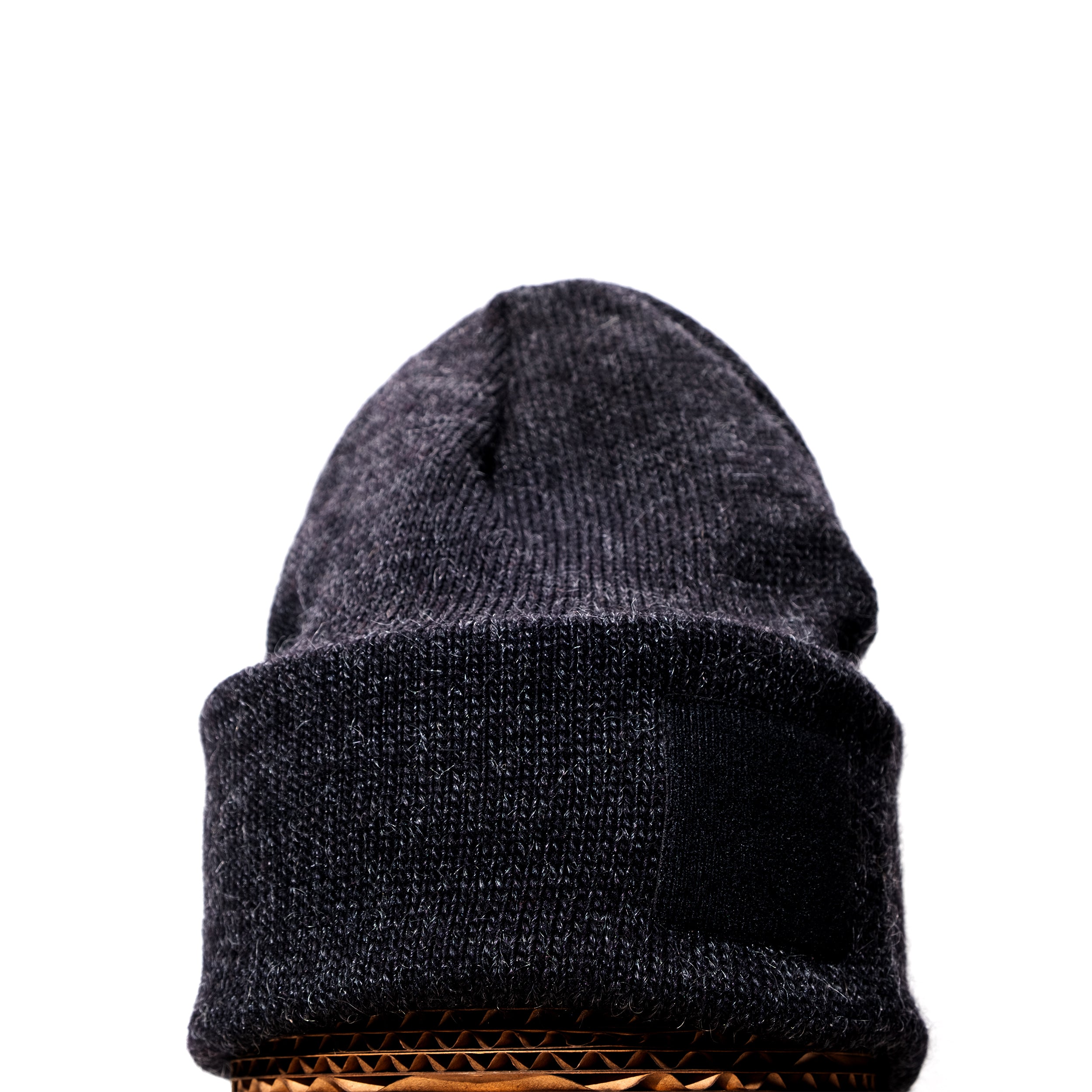 American Mohair Beanie with 2X2 Patch Panel