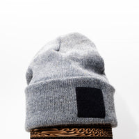 American Mohair Beanie with 2X2 Patch Panel