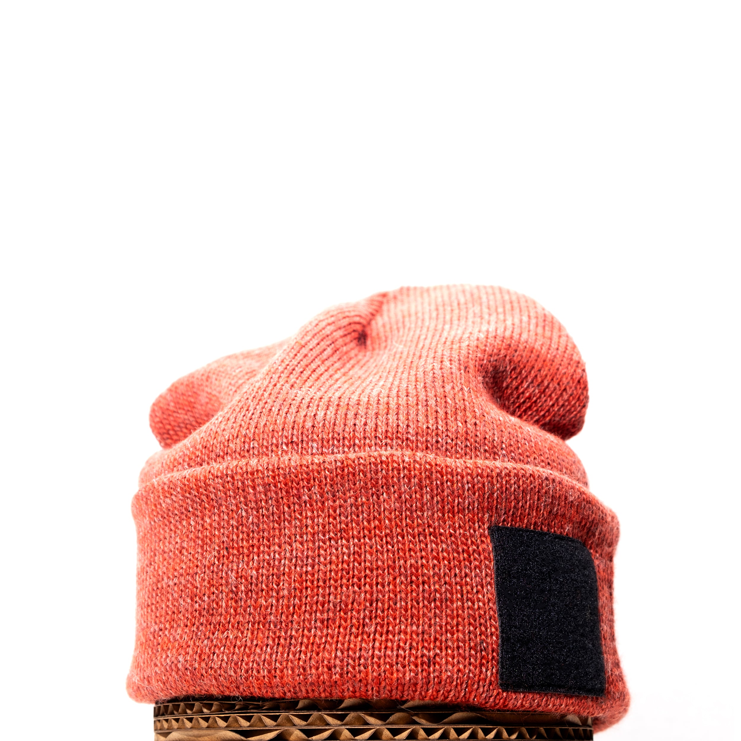 American Mohair Beanie with 2X2 Patch Panel