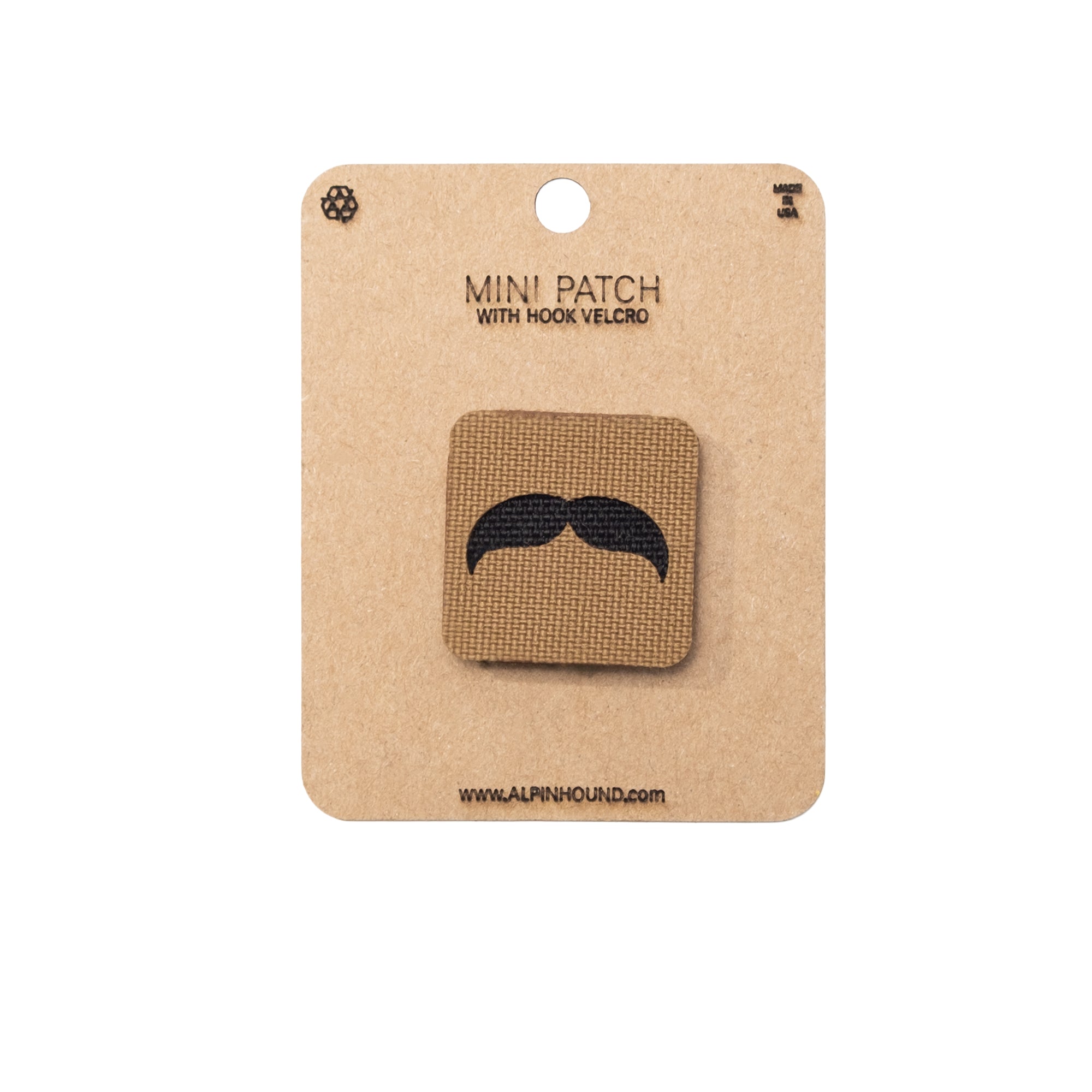 Moustache Tactical Patch 1X1