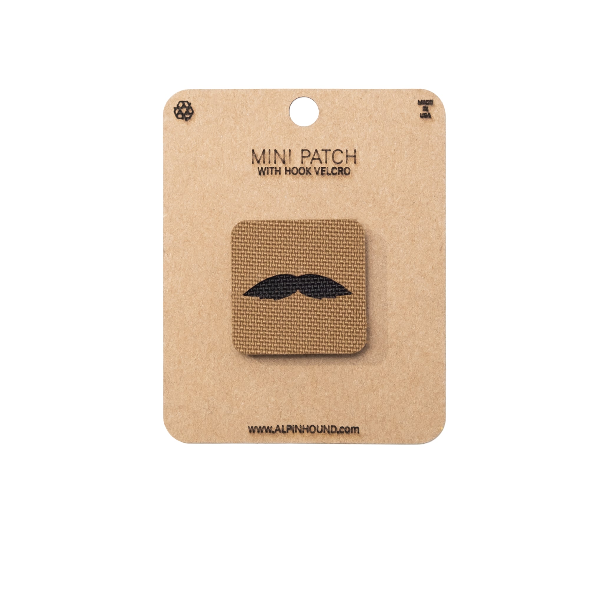 Moustache Tactical Patch 1X1
