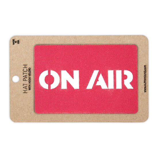 ON AIR Tactical Hat Patch 3X2 Cordura Morale Patch