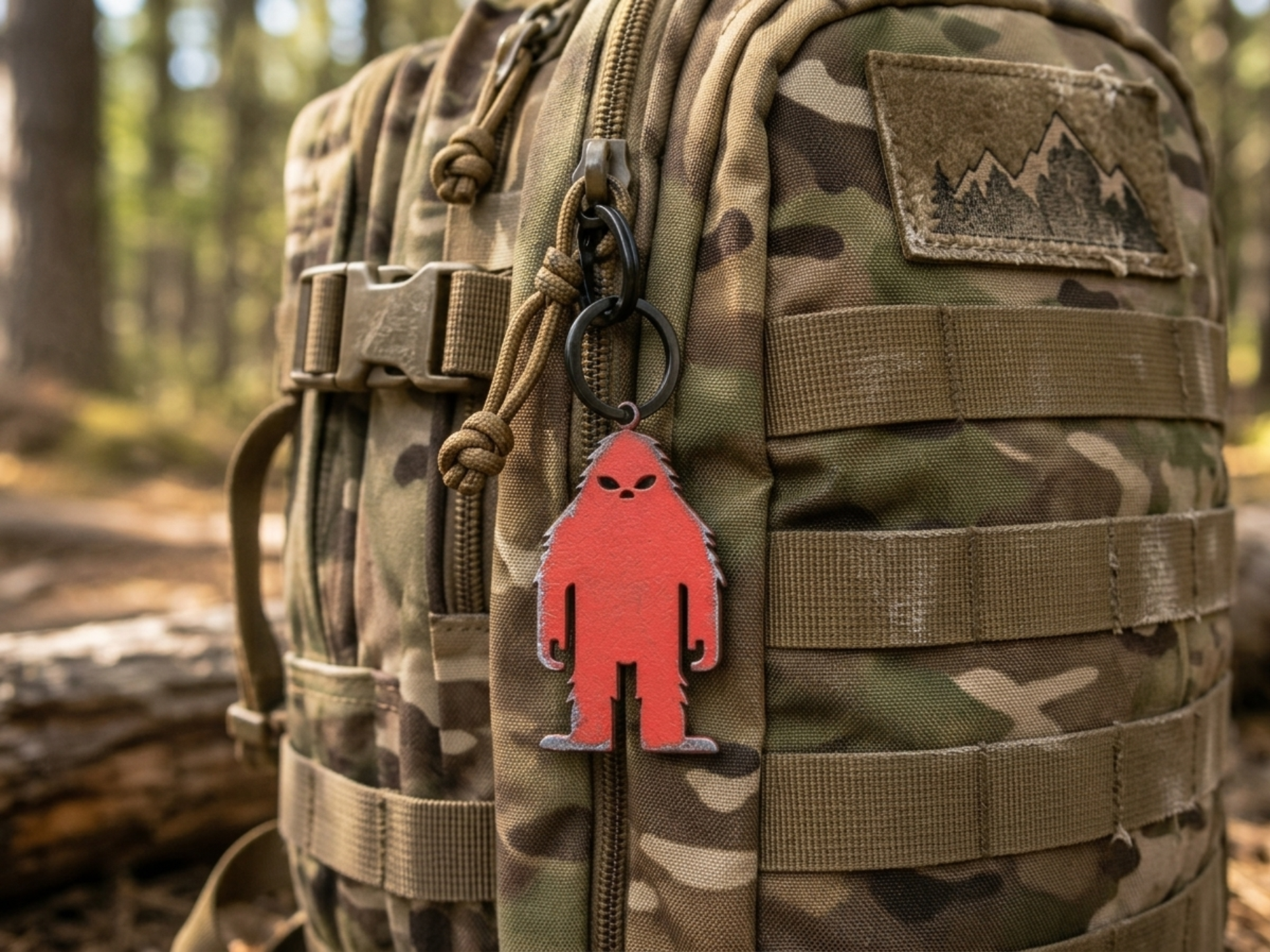 Skinwalker Steel Forge™ Tag | Keychain & Bag Charm