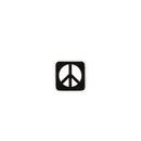 Peace Symbol Tactical Patch 1X1 Cordura Morale Patch