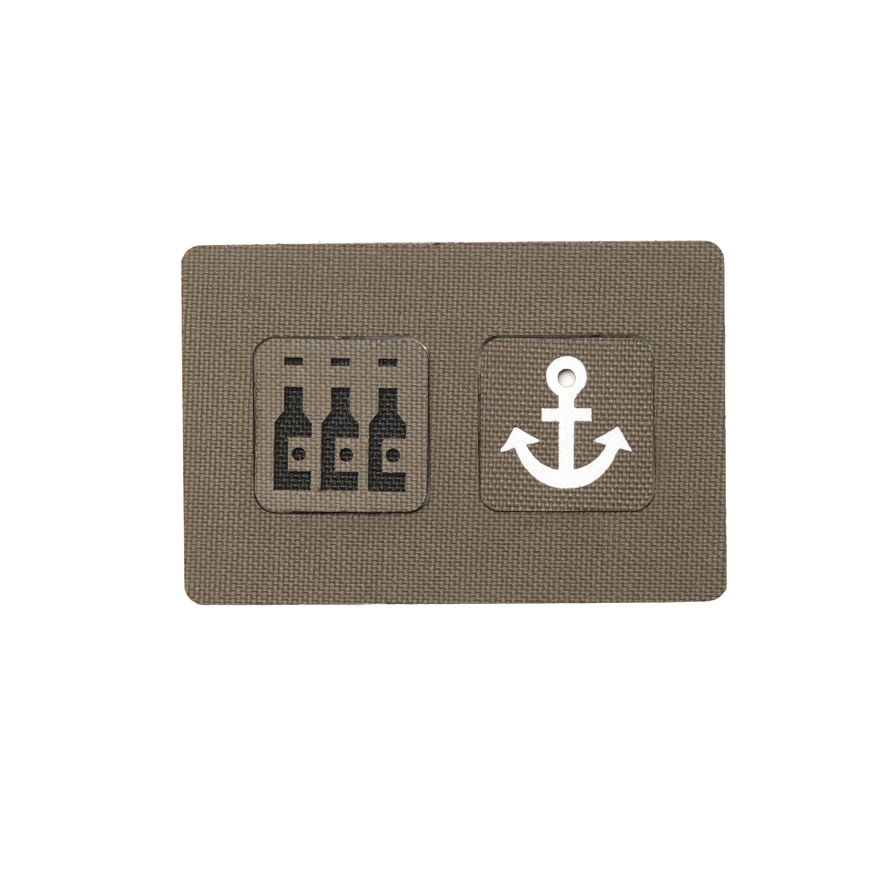 Double Mini Patch Frame 2X3 Cordura Morale Patch by Alpinhound Supply