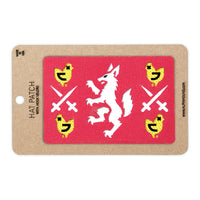 Heraldic Fox 3x2 Cordura Tactical Morale Patch