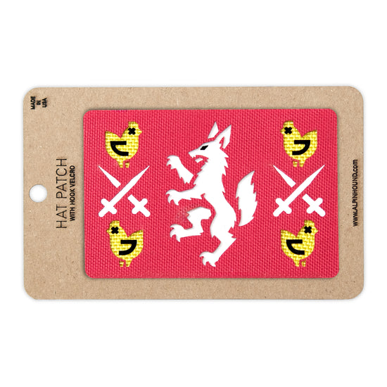 Heraldic Fox 3x2 Cordura Tactical Morale Patch