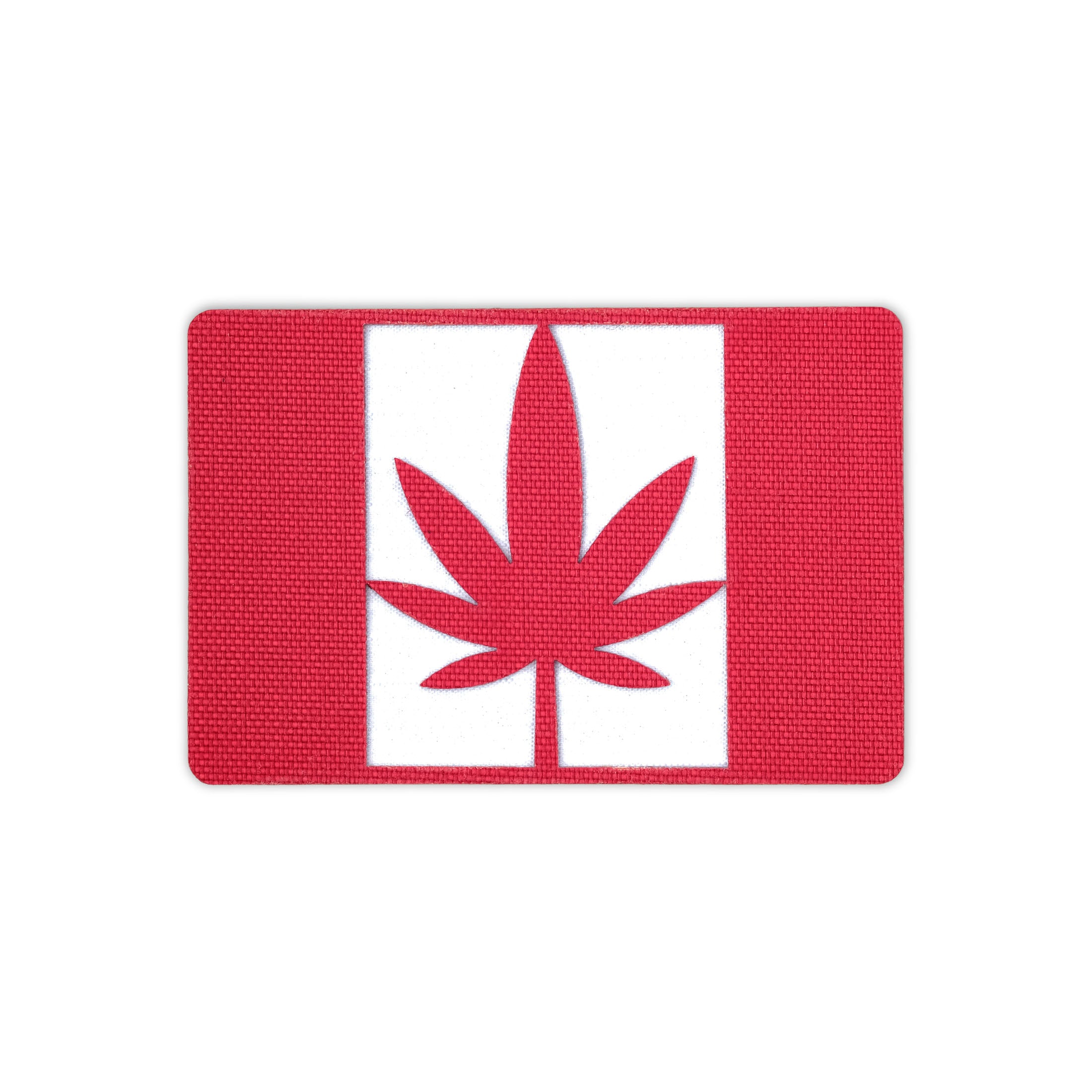 Pot Leaf Flag Tactical Hat Patch 2X3