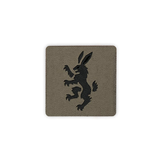 Heraldic Jackrabbit 2x2 Cordura Tactical Morale Patch
