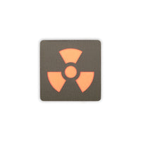 Toxic patch 2x2 ranger green reflective orange solo shot