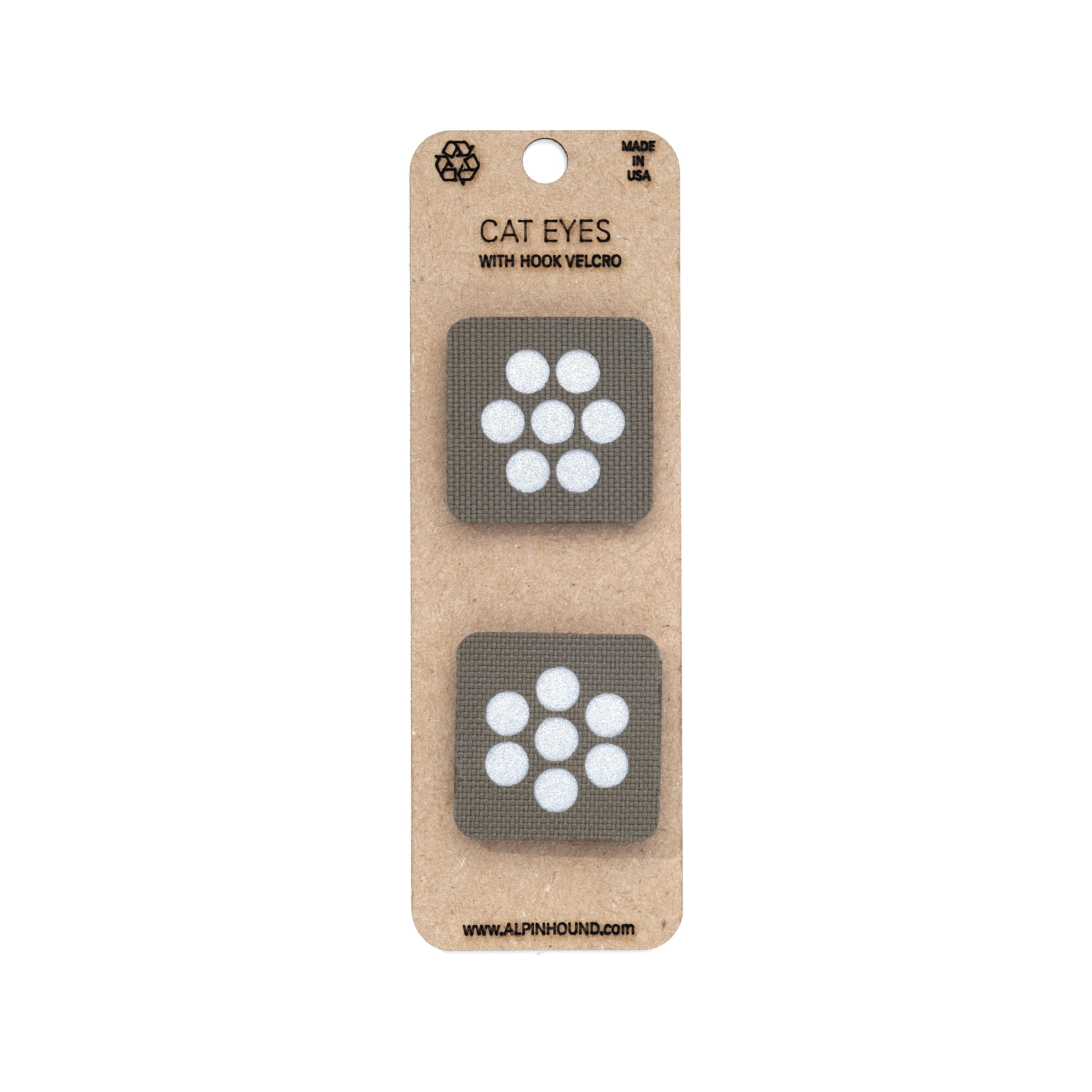 Reflective Cat Eye Tactical Patch Set 1X1