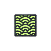 Seigaiha Wave Tactical Patch 2X2