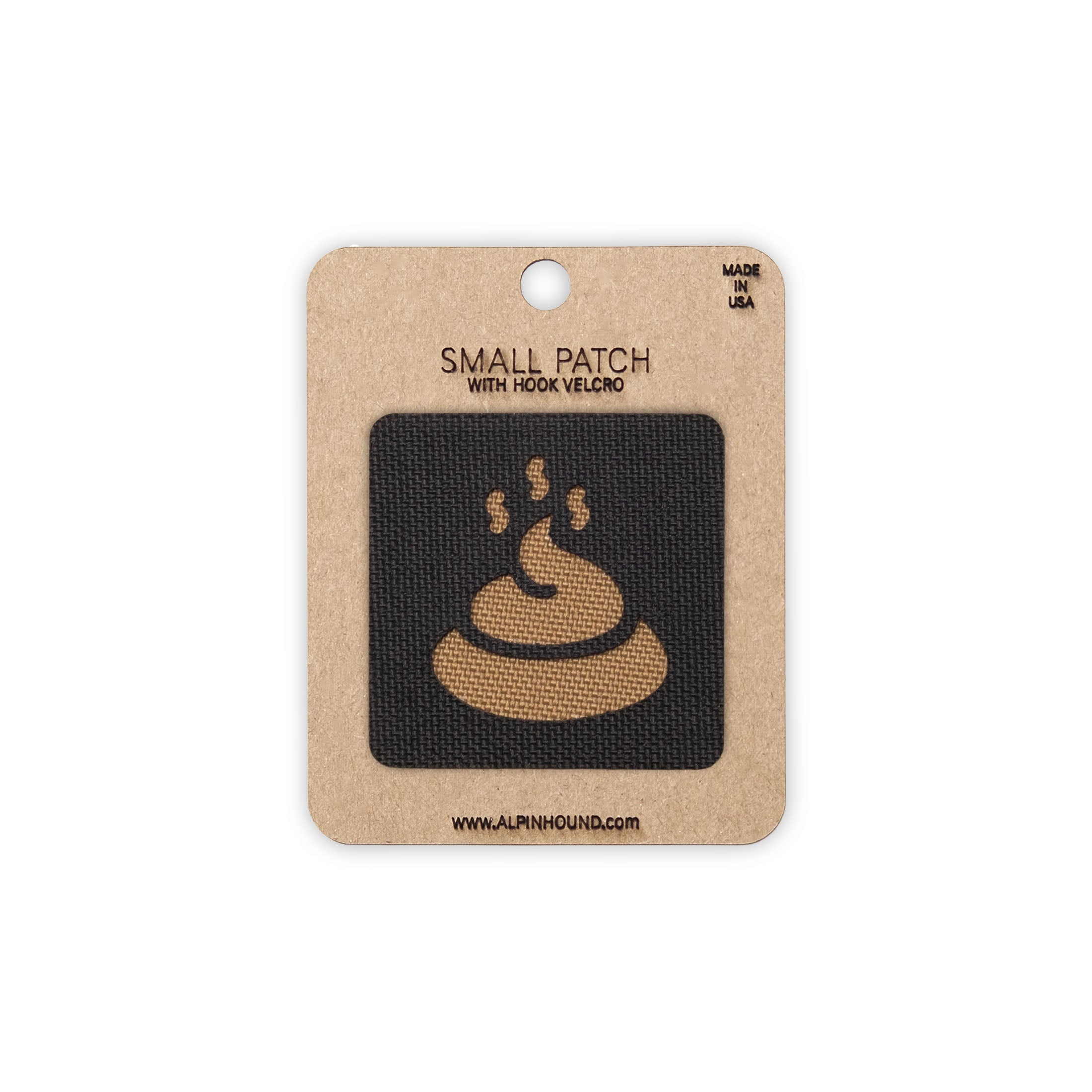 Poop Tactical Patch  1.5X1.5 Cordura Morale Patch by Alpinhound Supply