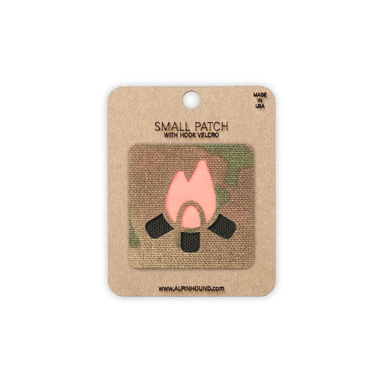 Campfire Tactical Patch 1.5X1.5 Cordura Morale Patch by Alpinhound Supply