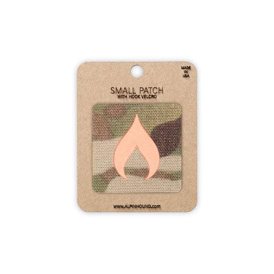 Flame Tactical Patch 1.5X1.5 Cordura Morale Patch by Alpinhound Supply