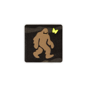 Squatch and butterfly patch 2x2 multicam black coyote solo shot